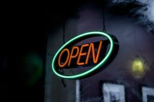 Open Sign